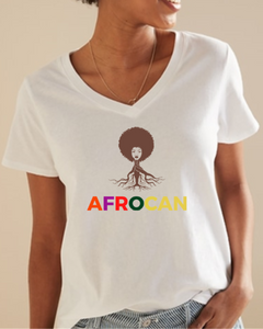 AfroCAN Fro Women's V-Neck