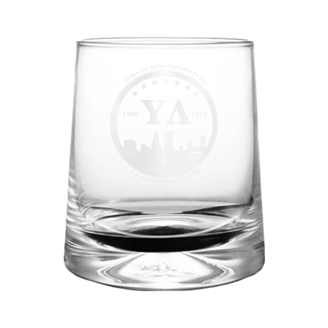 Jacksonville Alphas Old Fashioned Glass